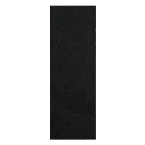 Modern Plush  2' X 12' Runner Black Solid Color Pet and Kids Friendly Area Rugs