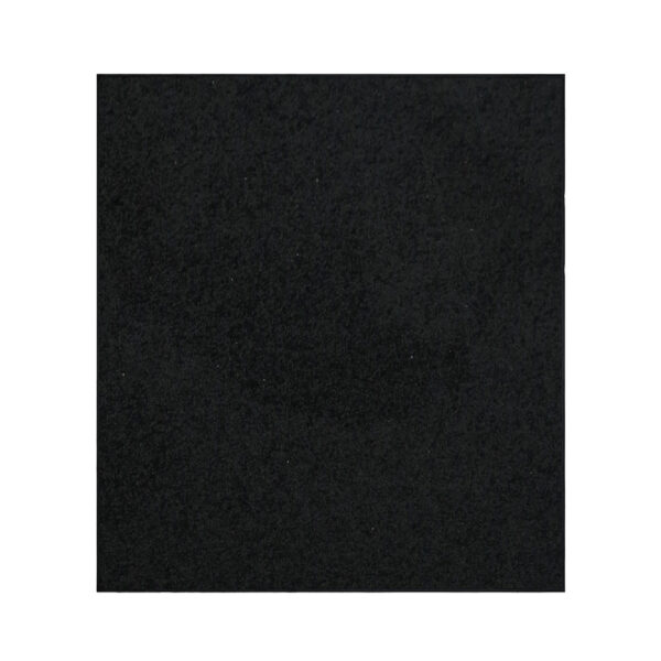 Modern Plush  2' X 2' Square Black Solid Color Pet and Kids Friendly Area Rugs