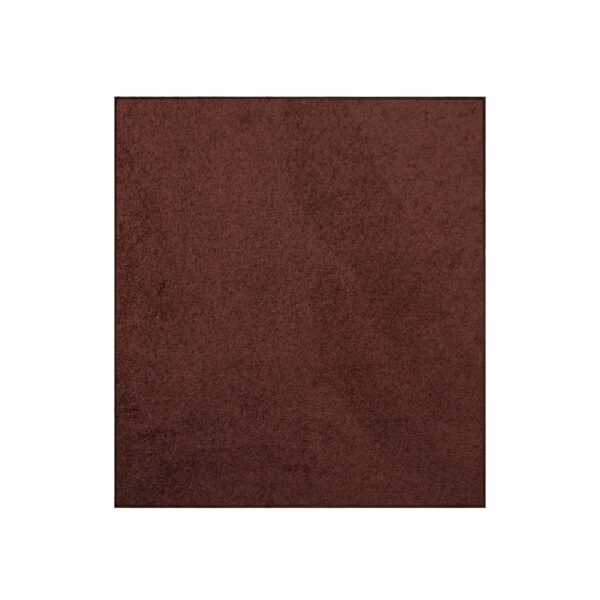 Modern Plush  2' X 2' Square Chocolate Solid Color Pet and Kids Friendly Area Rugs