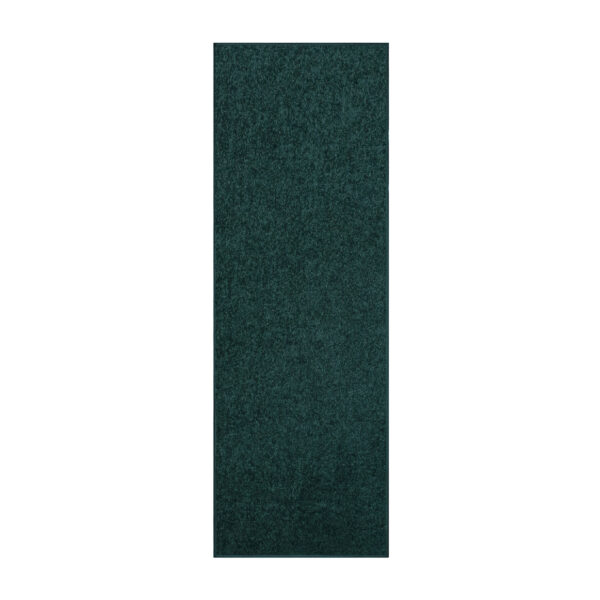 Modern Plush  4' X 20' Runner Forest Green Solid Color Pet and Kids Friendly Area Rugs