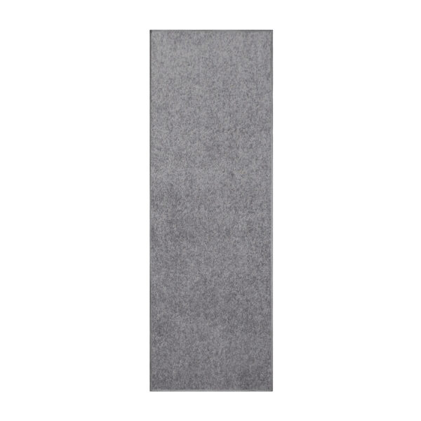 Modern Plush  2' X 10' Runner Gray Solid Color Pet and Kids Friendly Area Rugs