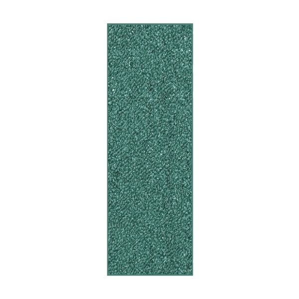 Modern Plush  3' X 12' Runner Olive Green Solid Color Pet and Kids Friendly Area Rugs