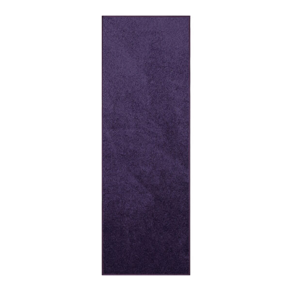 Modern Plush  2' X 10' Runner Purple Solid Color Pet and Kids Friendly Area Rugs