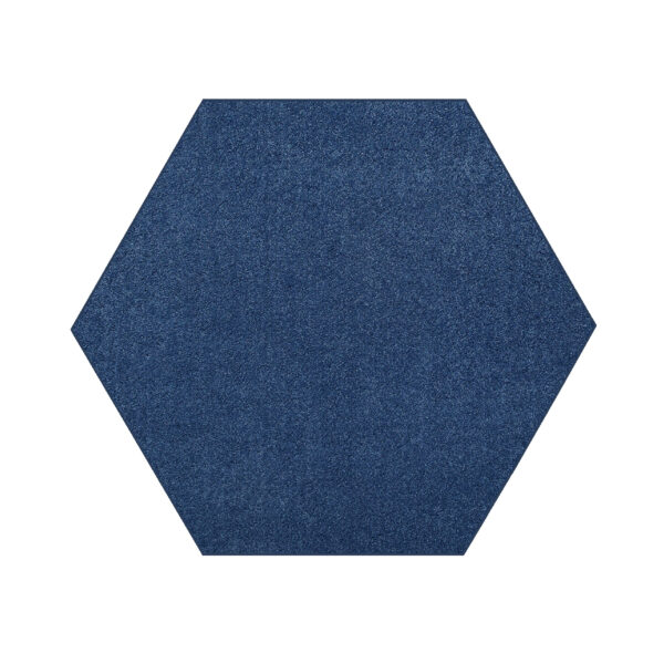 Modern Plush  2' Hexagon Royal Solid Color Pet and Kids Friendly Area Rugs