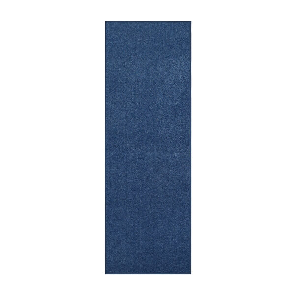 Modern Plush  2' X 12' Runner Royal Solid Color Pet and Kids Friendly Area Rugs