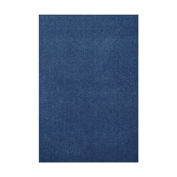 Modern Plush  9' X 12' Rectangle Royal Solid Color Pet and Kids Friendly Area Rugs