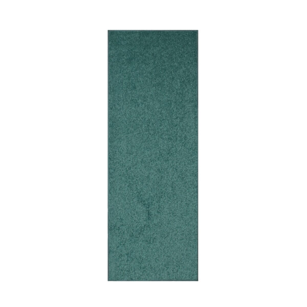 Modern Plush  2' X 12' Runner Teal Solid Color Pet and Kids Friendly Area Rugs