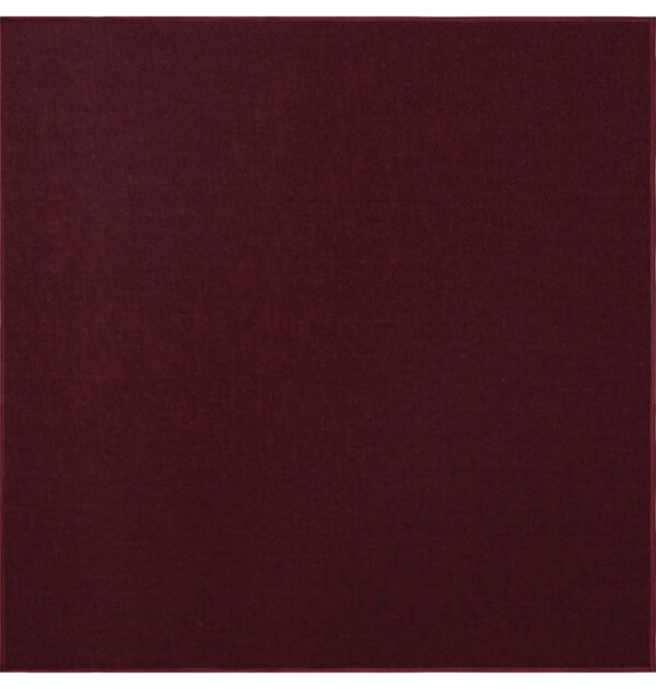 Modern Indoor Outdoor 2' X 2' Square Burgundy Commercial Solid Color Area Rugs