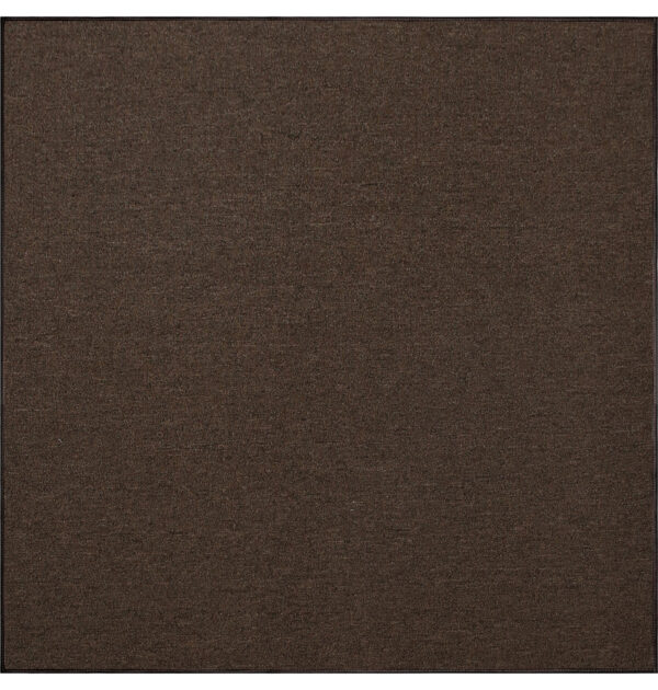 Modern Indoor Outdoor 2' X 2' Square Chocolate Commercial Solid Color Area Rugs