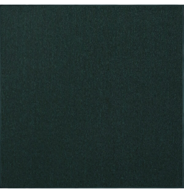 Modern Indoor Outdoor 2' X 2' Square Dark Green Commercial Solid Color Area Rugs