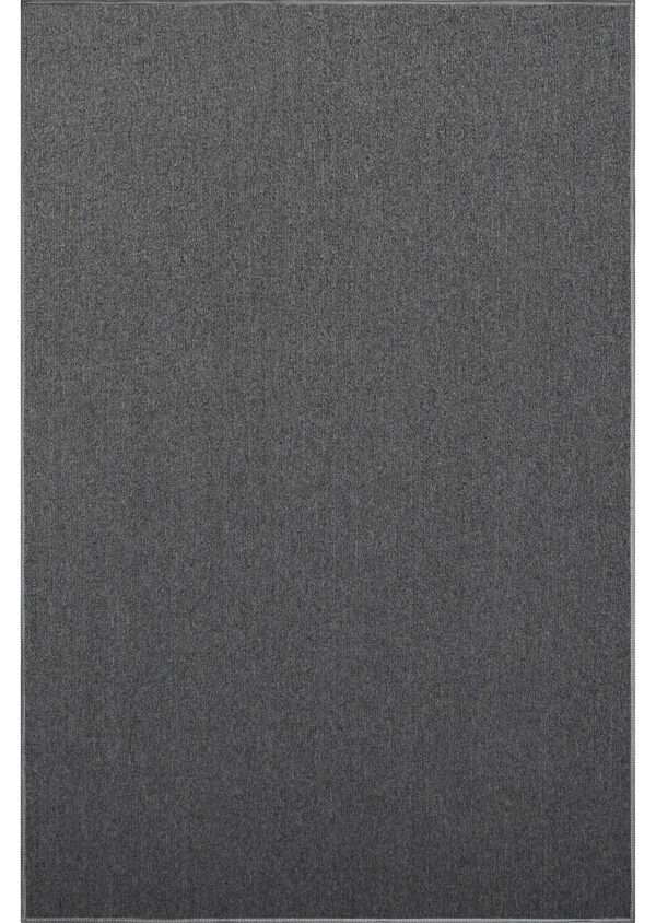 Modern Indoor Outdoor 9' X 18' Rectangle Gray Commercial Solid Color Area Rugs