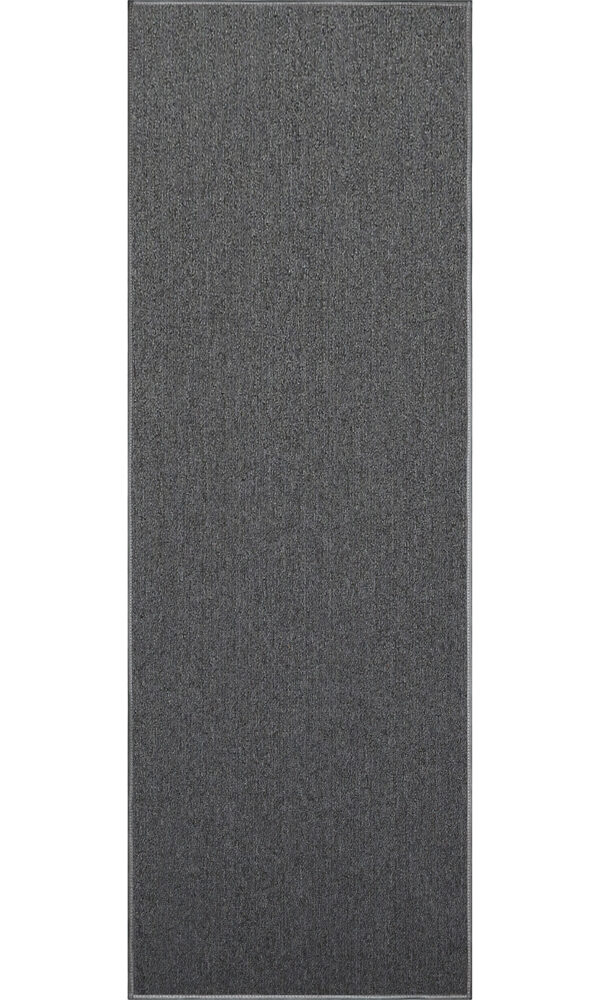 Modern Indoor Outdoor 2' X 6' Runner Gray Commercial Solid Color Area Rugs