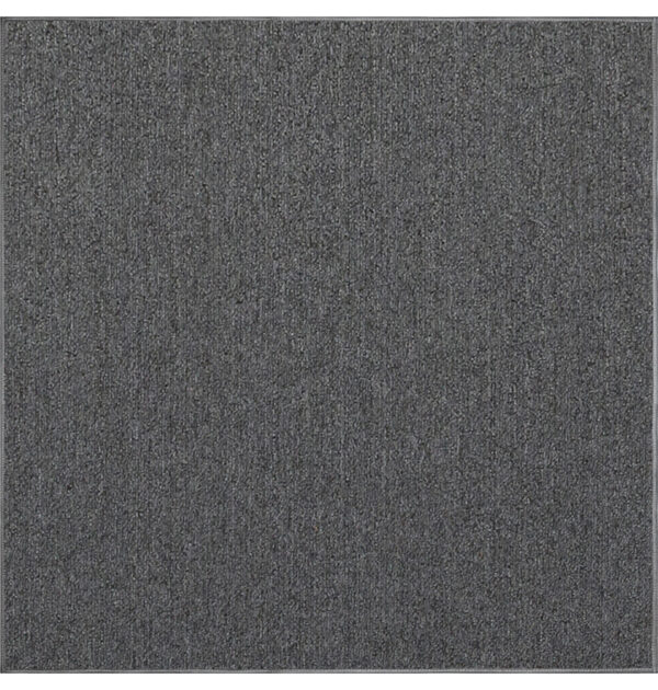 Modern Indoor Outdoor 10' X 10' Square Gray Commercial Solid Color Area Rugs