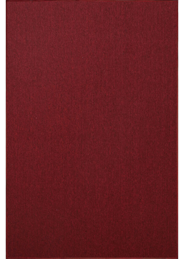 Modern Indoor Outdoor 9' X 12' Rectangle Red Commercial Solid Color Area Rugs