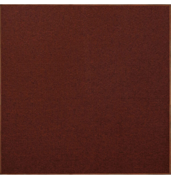 Modern Indoor Outdoor 2' X 2' Square Rust Commercial Solid Color Area Rugs