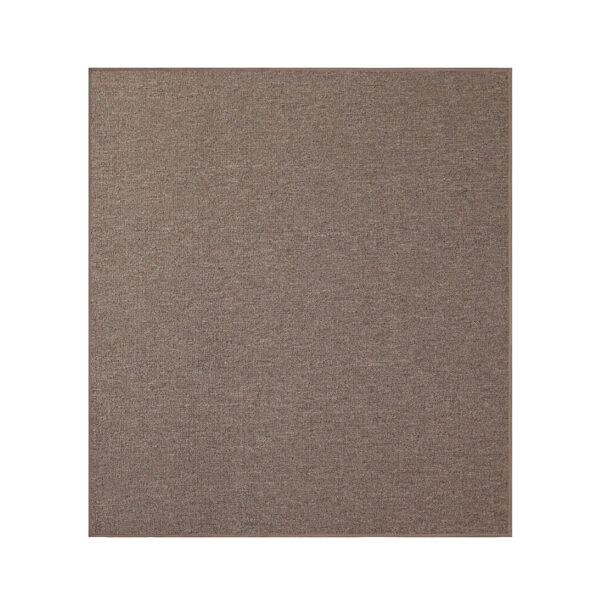 Modern Indoor Outdoor 10' X 10' Square Brown Commercial Solid Color Area Rugs