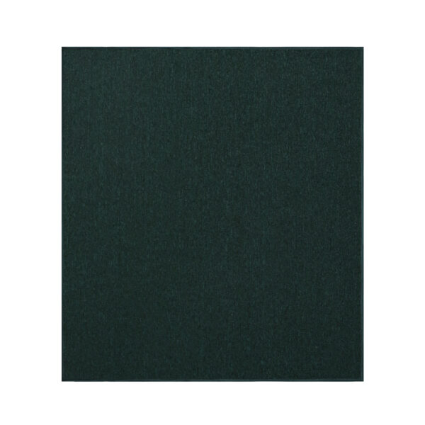 Modern Indoor Outdoor 10' X 10' Square Dark Green Commercial Solid Color Area Rugs