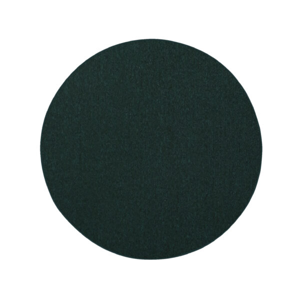 Modern Indoor Outdoor 4' Round Dark Green Commercial Solid Color Area Rugs