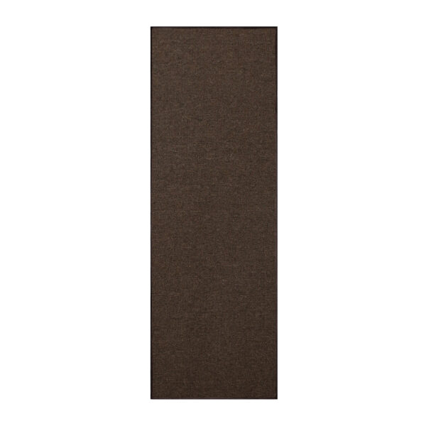 Modern Indoor Outdoor 2' X 12' Runner Chocolate Commercial Solid Color Area Rugs