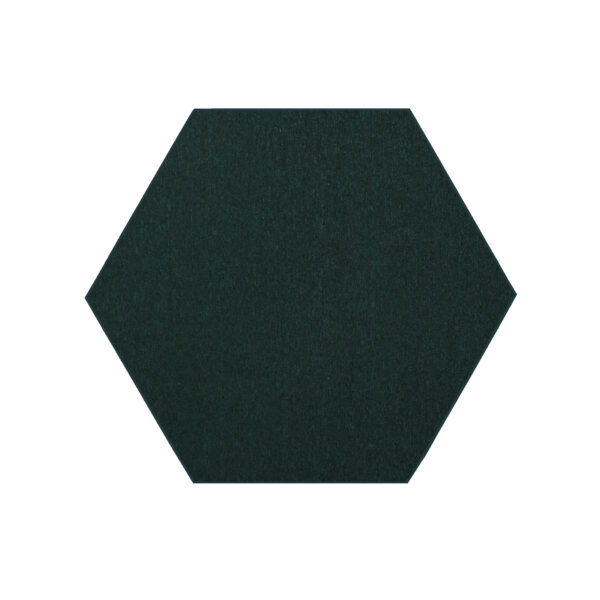 Modern Indoor Outdoor 10' Hexagon Dark Green Commercial Solid Color Area Rugs