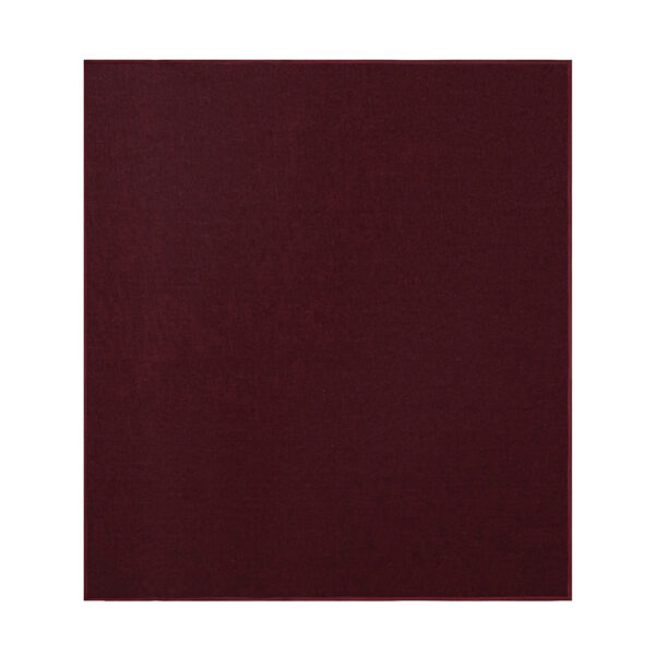 Modern Indoor Outdoor 10' X 10' Square Burgundy Commercial Solid Color Area Rugs