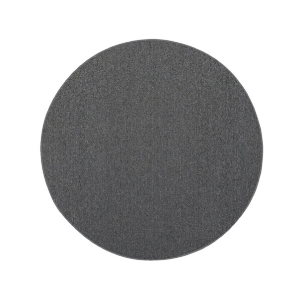 Modern Indoor Outdoor 4' Round Gray Commercial Solid Color Area Rugs