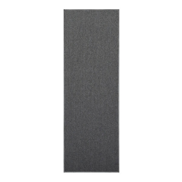 Modern Indoor Outdoor 2' X 12' Runner Gray Commercial Solid Color Area Rugs