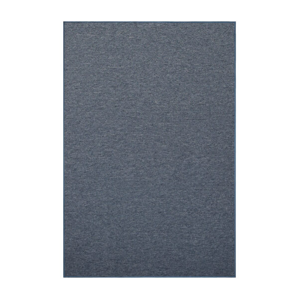 Modern Indoor Outdoor 9' X 12' Rectangle Petrol Blue Commercial Solid Color Area Rugs