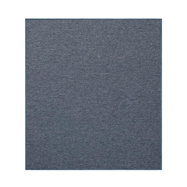 Modern Indoor Outdoor 10' X 10' Square Petrol Blue Commercial Solid Color Area Rugs