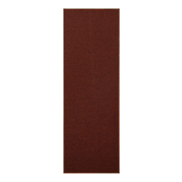 Modern Indoor Outdoor 3' X 6' Runner Rust Commercial Solid Color Area Rugs