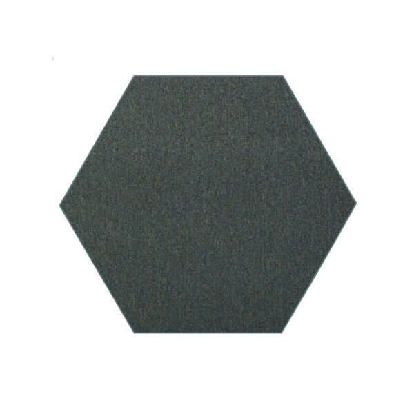 Modern Indoor Outdoor 10' Hexagon Teal Commercial Solid Color Area Rugs