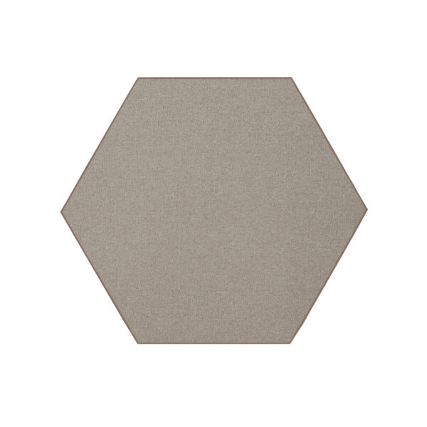 Modern Indoor Outdoor 10' Hexagon Beige Commercial Solid Color Area Rugs