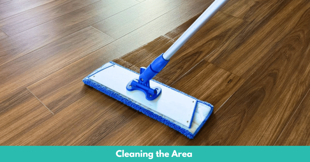 Cleaning the Area of Vinyl Flooring