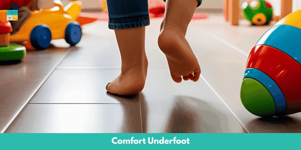 Comfort Underfoot Vinyl Plank Flooring