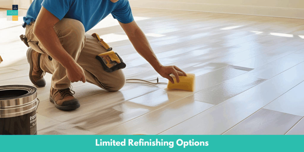 Limited Refinishing Options Vinyl Plank Flooring
