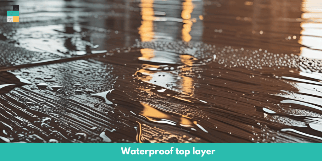 Waterproof top layer