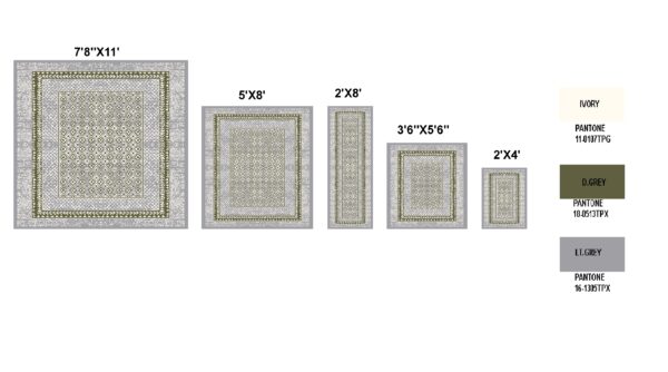 Furnish My Place Bordered Transitional Rug - Image 11