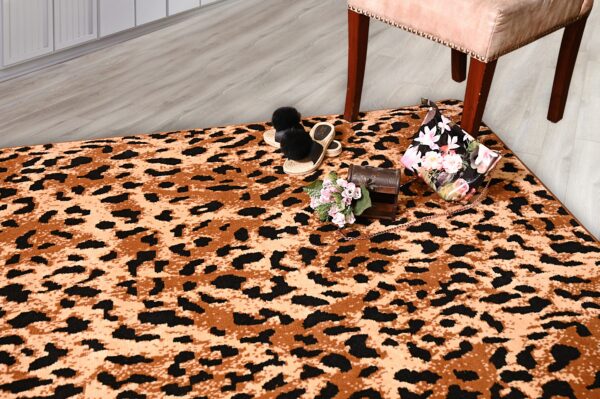 Furnish My Place Leopard Print Area Rug - Image 3