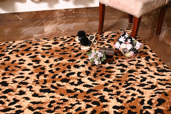 Furnish My Place Leopard Print Area Rug - Image 4