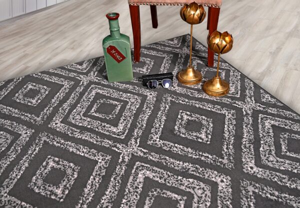 Furnish My Place Geometric Diamond Rug - Image 2