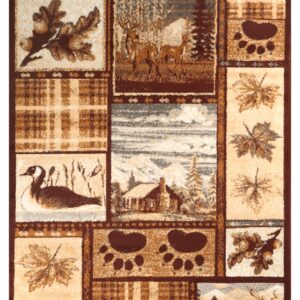 Furnish My Place Wildlife Accent Rug