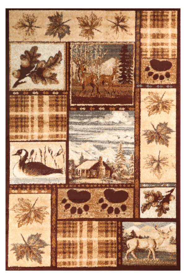 Furnish My Place Wildlife Accent Rug