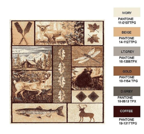 Furnish My Place Cabin Style Accent Rug - Image 9