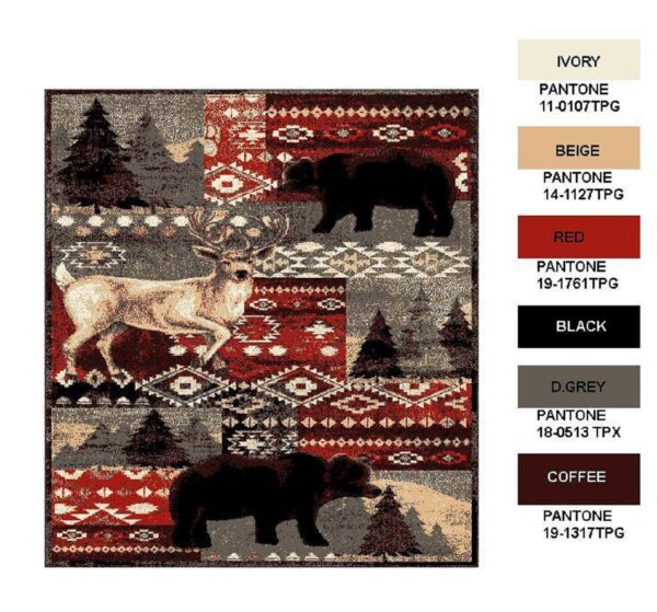 Furnish My Place Wildlife Accent Rug - Image 8