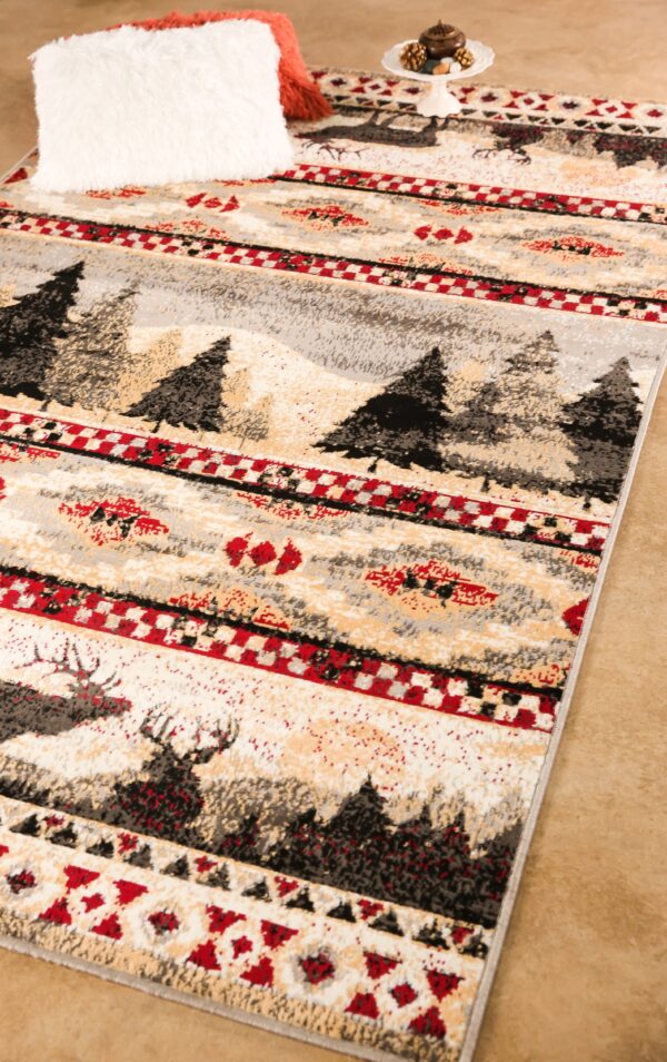 Furnish My Place Tribal Print Rug - Image 2