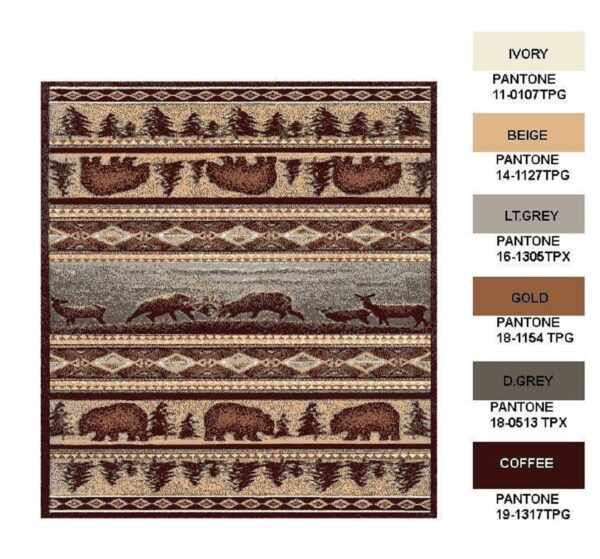 Furnish My Place Bear Print Area Rug - Image 9