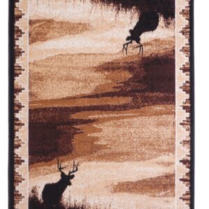 Furnish My Place Wildlife Cabin Rug