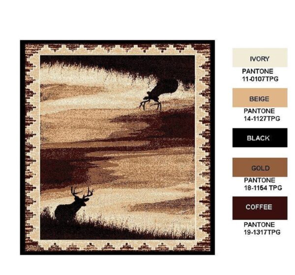 Furnish My Place Wildlife Cabin Rug - Image 12