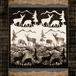 Furnish My Place Pine & Moose Lodge Rug