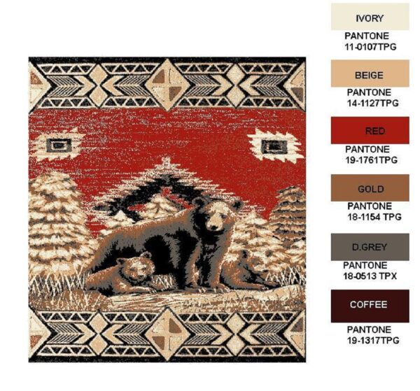 Furnish My Place Wildlife Lodge Rug - Image 8